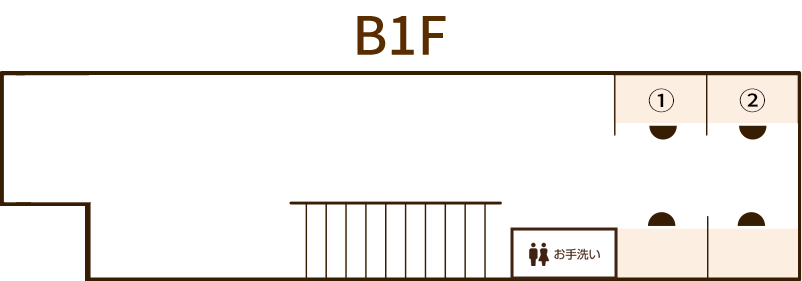 B1Fフロアマップ